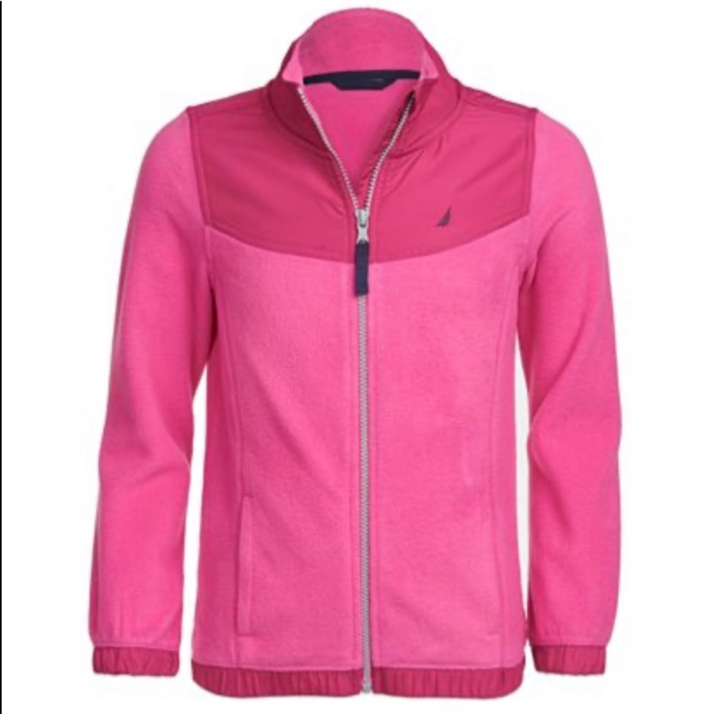Nautica Pink Fleece jacket & Navy Blue Hoodie